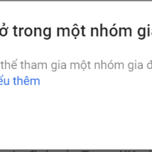 Hướng dẫn sửa lỗi "Bạn đã ở trong một nhóm gia đình" khi nâng cấp Youtube Premium hoặc Google One