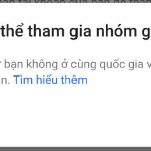 Hướng dẫn tham gia nhóm cho người ở nước ngoài