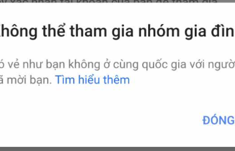 Hướng dẫn tham gia nhóm cho người ở nước ngoài